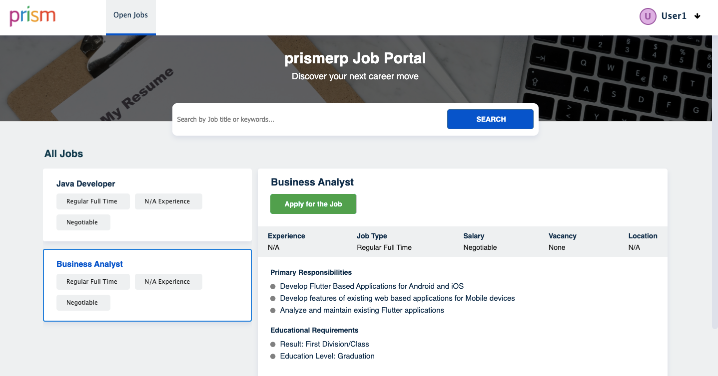 Candidate Portal